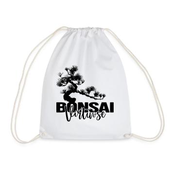BONSAI-Baum Yamadori Nebari Bonsai-VIRTUOSE - Turnbeutel - Weiß - Vorne