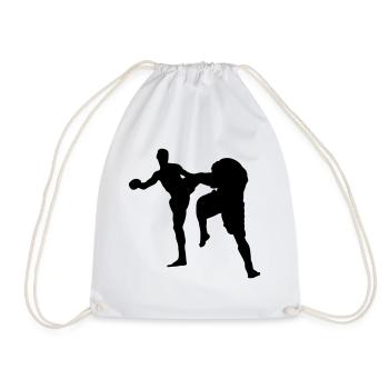 muay thai kickboxen - Turnbeutel - Weiß - Vorne