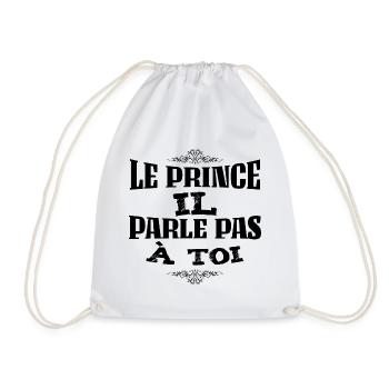 LE PRINCE IL PARLE PAS A TOI - Sac de sport léger - blanc - Devant