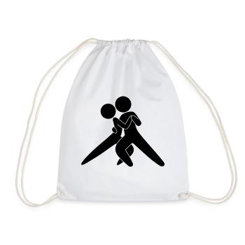 Danseur de Tango - Sac de sport léger - blanc - Devant