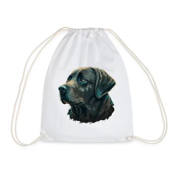 Sanfter Labrador Retriever - Turnbeutel - Weiß - Vorne