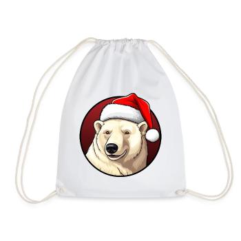 Noël des ours polaires - Sac de sport léger - blanc - Devant