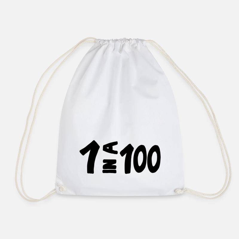 1 in a 100 - Turnbeutel - Weiß