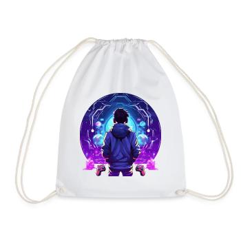 Le jeu est ma vie - Sac de sport léger - blanc - Devant