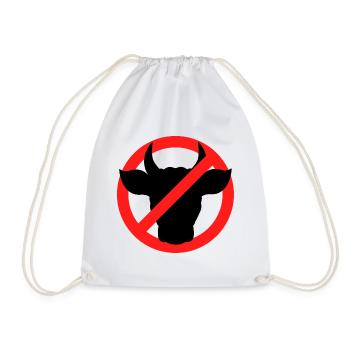 Animal transport Cow Calves Cows - Drawstring Bag - white - Front