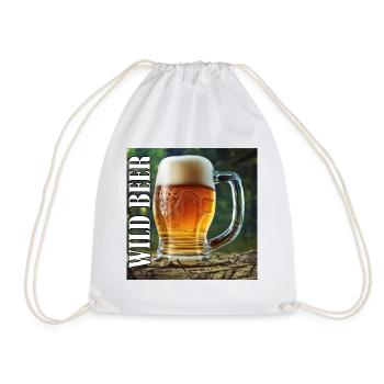 Wild Beer - Drawstring Bag - white - Front
