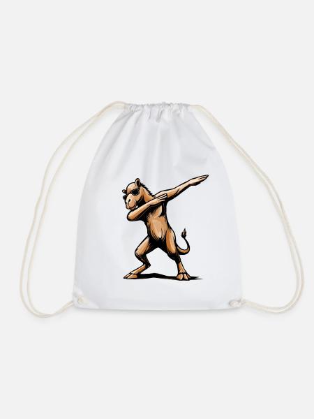 Cool Dabbing Dab Dance Camel avec lunettes de soleil - Sac de sport léger - blanc
