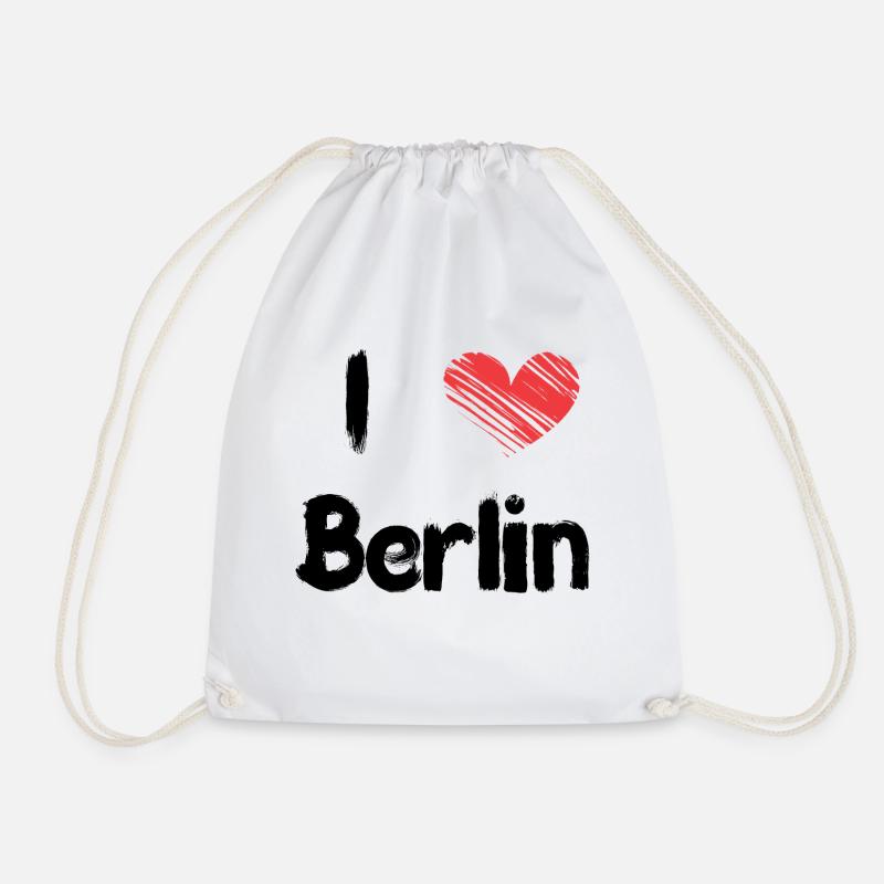 I love Berlin - Turnbeutel - Weiß