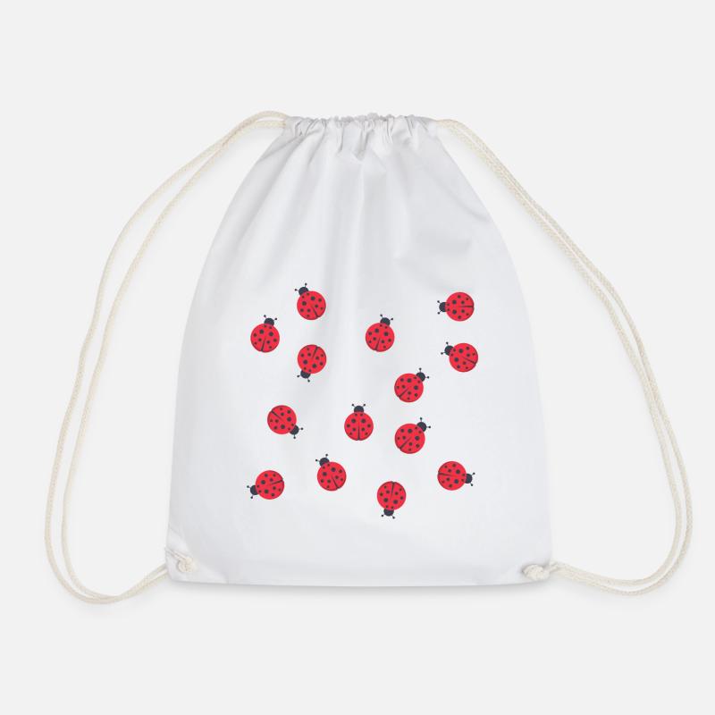 Coccinelles - Sac de sport léger - blanc
