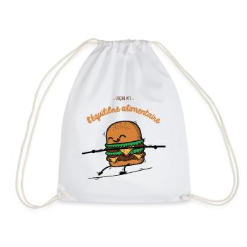 L'équilibre alimentaire - Sac de sport léger - blanc - Devant
