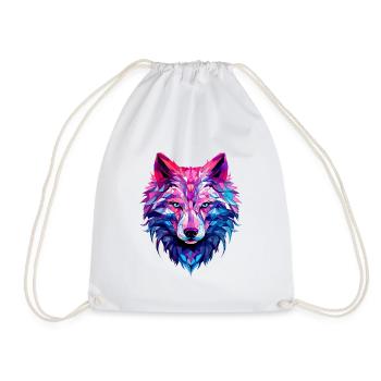 Loup - Sac de sport léger - blanc - Devant