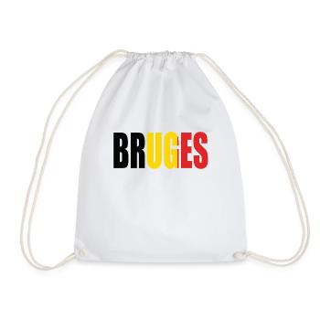 BRÜGGE BELGIEN - Turnbeutel - Weiß - Vorne