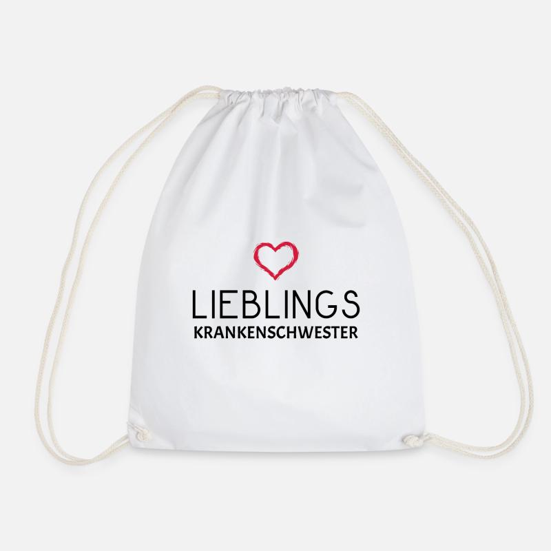 Krankenschwester - Turnbeutel - Weiß