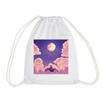 mono._"Dreams of Sky" official fan merch - Drawstring Bag - white - Front