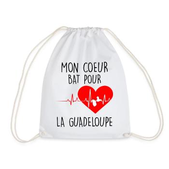 Guadeloupe De Mon Coeur - Sac de sport léger - blanc - Devant