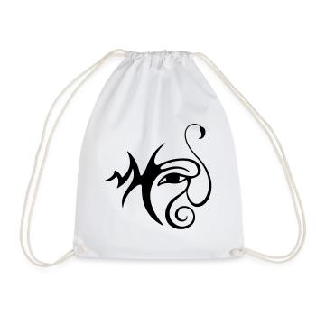 Œil-Scorpion 2 (monochrome) - Sac de sport léger - blanc - Devant