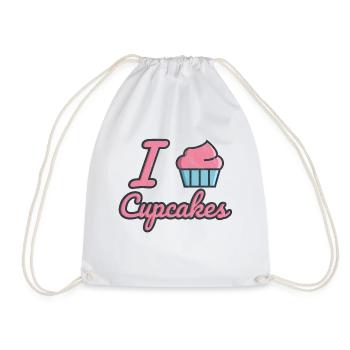 J'adore les petits gâteaux - Sac de sport léger - blanc - Devant