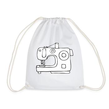 Machine à coudre - Sac de sport léger - blanc - Devant