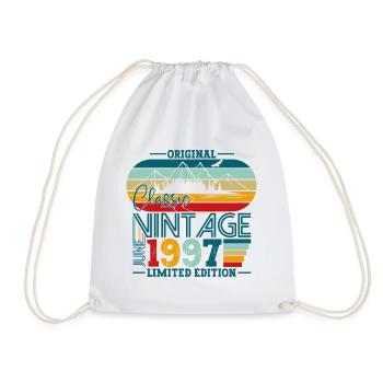 Original Juin Millésime 1997 25ème Anniversaire Hommes - Sac de sport léger - blanc - Devant