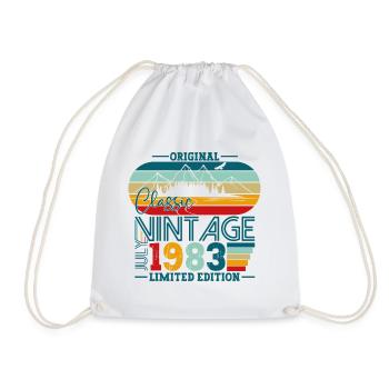 Original Juillet Millésime 1983 39ème Anniversaire Hommes - Sac de sport léger - blanc - Devant