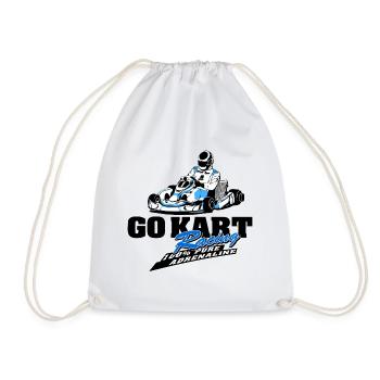 GoKart - Karting - Kart - Go Kart - Sac de sport léger - blanc - Devant