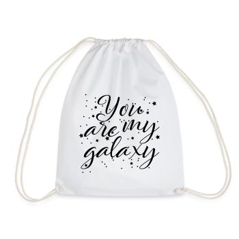 TU ES MA GALAXIE (v) - Sac de sport léger - blanc - Devant
