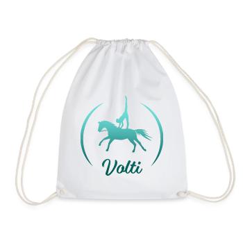 Volti Pferdesport Voltigieren by TinaShirts - Turnbeutel - Weiß - Vorne
