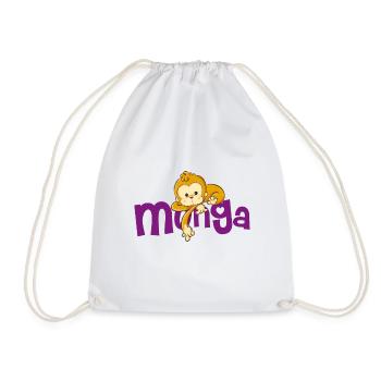 Munga - Drawstring Bag - white - Front