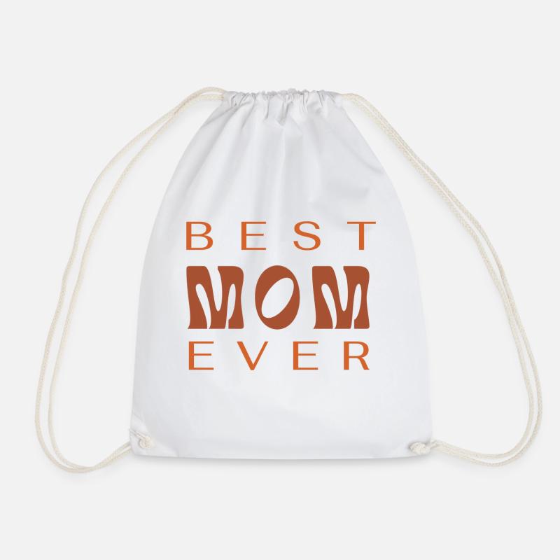 Best mom ever - Turnbeutel - Weiß
