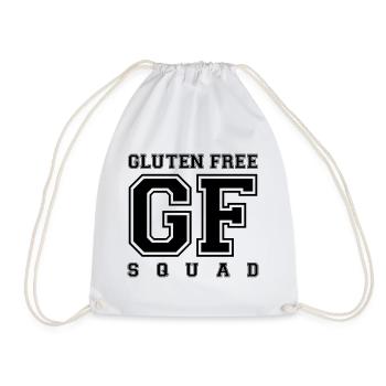 GLUTEN FREE SQUAD (v) - Turnbeutel - Weiß - Vorne