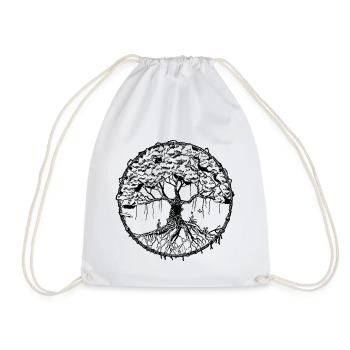 Arbre - Sac de sport léger - blanc - Devant