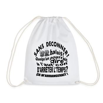 32 ans / anniversaire 32 ans / t-shirt 32 ans - Sac de sport léger - blanc - Devant