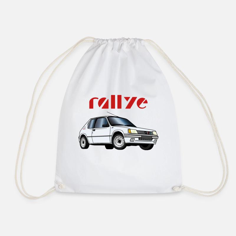 1 3 Rallye 88 89 Weiß Meije - Turnbeutel - Weiß