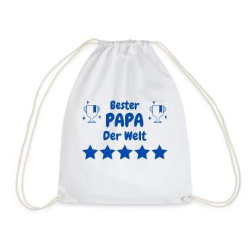 Bester Papa der Wet - Turnbeutel - Weiß - Vorne
