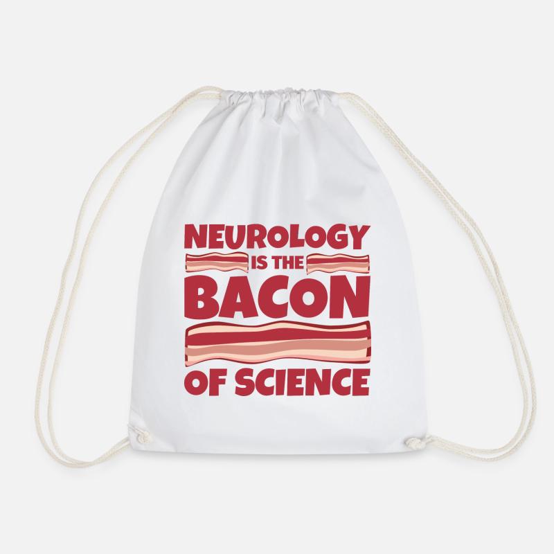 Neurology gift funny - Drawstring Bag - white