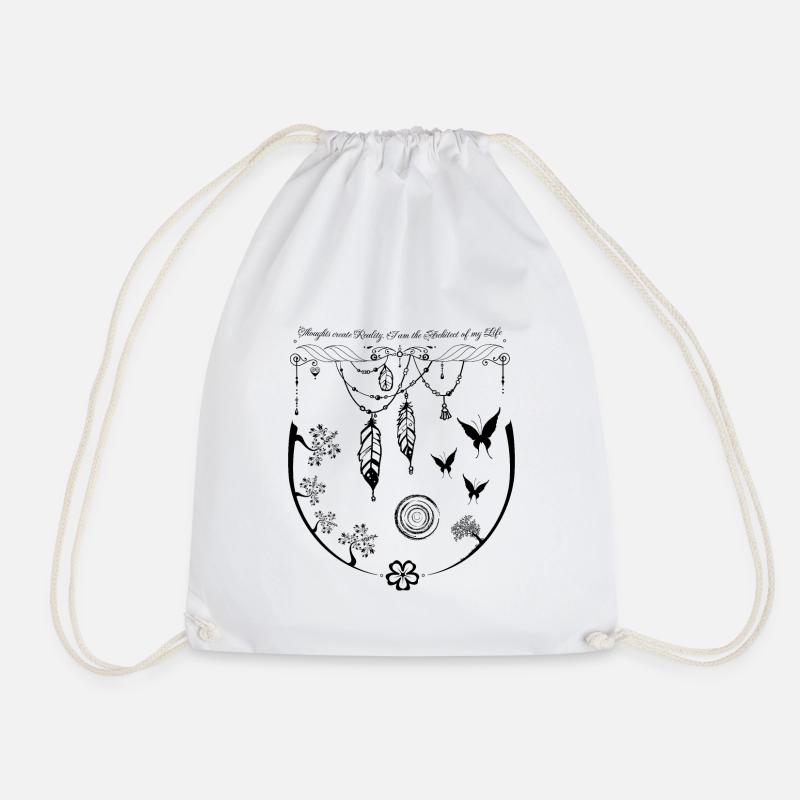Architect - Drawstring Bag - white