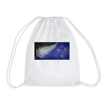Neuseeland Flagge We love NZ - Turnbeutel - Weiß - Vorne