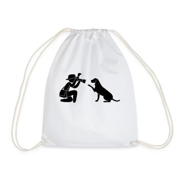 Journaliste photographe Hund - Sac de sport léger - blanc - Devant