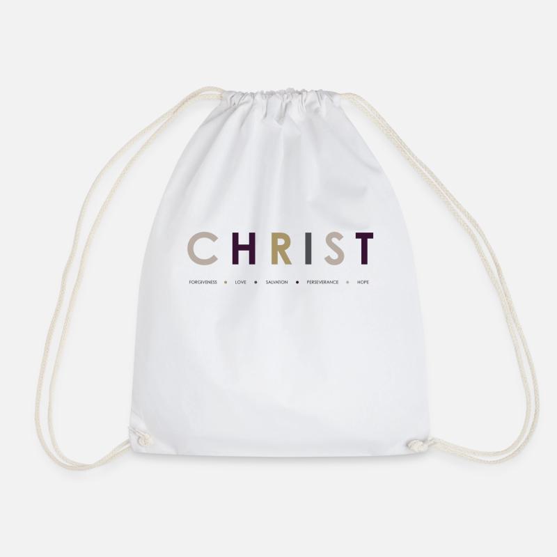 CHIRST - Drawstring Bag - white