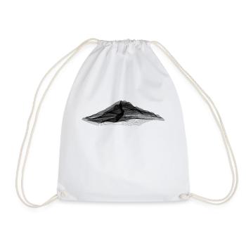 Mountain Summit Shirt - Ötscher - Drawstring Bag - white - Front