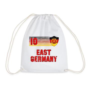 Équipe de football de la RDA - Sac de sport léger - blanc - Devant