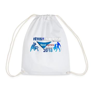 FESTAIRES 2018 - Sac de sport léger - blanc - Devant