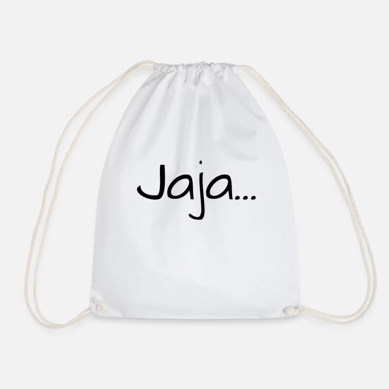 Jaja... Design - Turnbeutel - Weiß