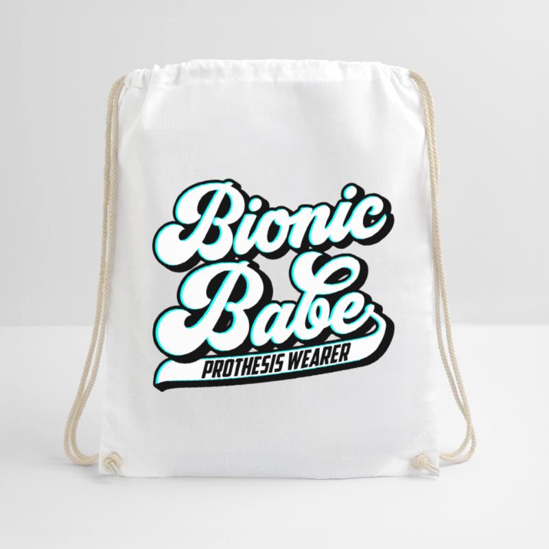 Bionic Babe | Prosthesis | Colors can be changed Drawstring Bag