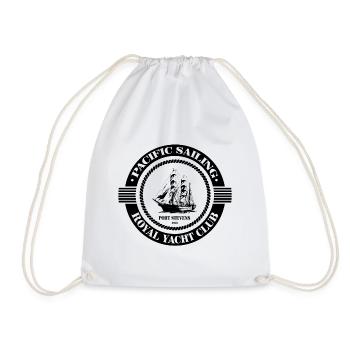 Sailing - Sailing - Sailing Ship - Maritime - Drawstring Bag - white - Front