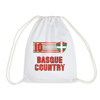 Basque Country Football Team - Drawstring Bag - white - Front