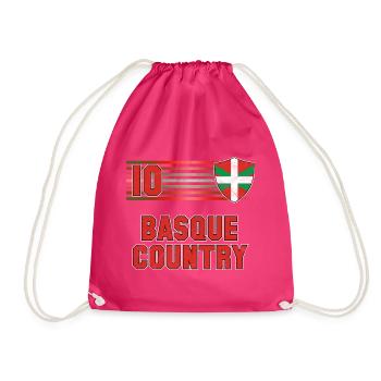 Baskenland Fußball Mannschaft - Turnbeutel - Fuchsia - Vorne