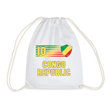 Équipe de République du Congo de football - Sac de sport léger - blanc - Devant