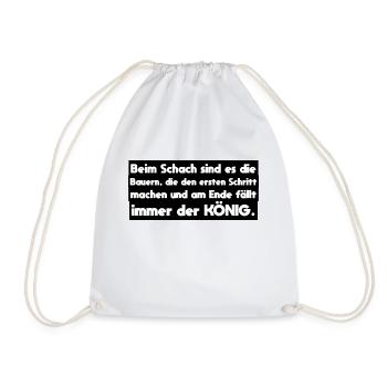 Farmer Farmer Sayings - Drawstring Bag - white - Front