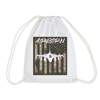 Airborn1 - Turnbeutel - Weiß - Vorne